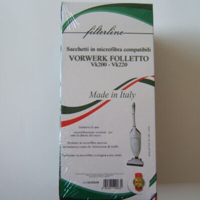 Sacchetti microfibra scatola VK 200/220